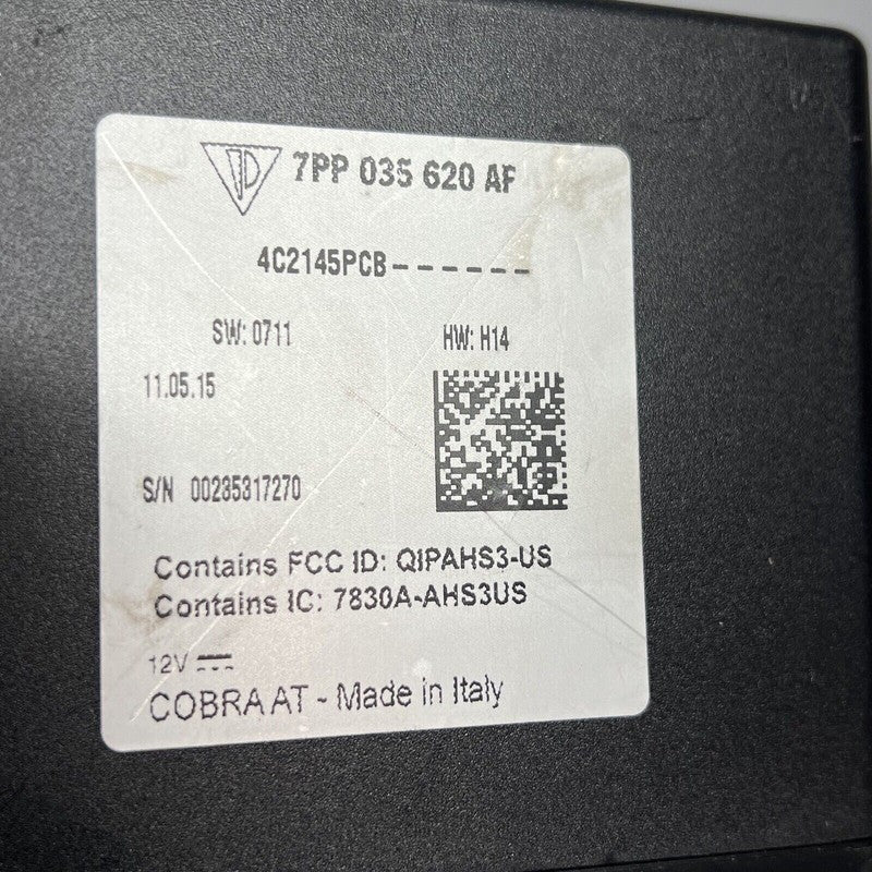 7PP035620AF PORSCHE MACAN NAVIGATION CHASSIS CONTROL MODULE 2015 16 17 2018 OEM 7PP035620AF