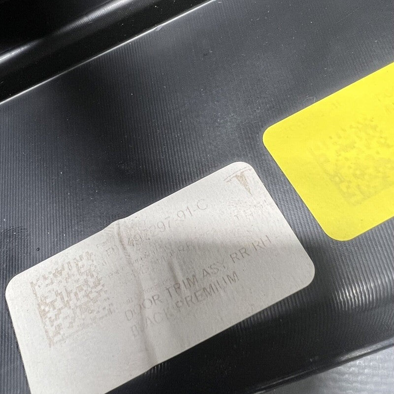 1498463-00-A TESLA MODEL Y DOOR PANEL RIGHT REAR 2020 2021 2022 2023 OEM 1498463-00-A