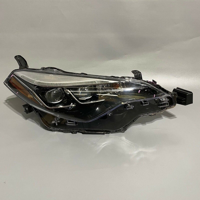 TOYOTA COROLLA HEADLIGHT RIGHT PASSENGER 2017 2018 2019 DUEL PROJECTOR