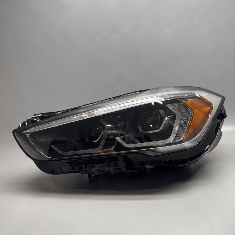 BMW X1 HEADLIGHT LEFT DRIVER 2020 2021 2022 LED 63115A01175 OEM