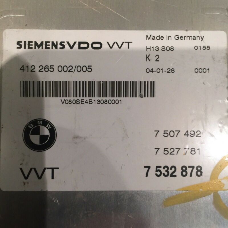 7532878 BMW 745 645 AT-VALVET CONTROL UNIT 2002 2003 2004 2005 2006 2007 2008 OEM