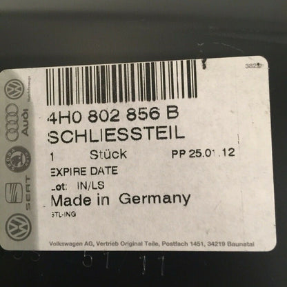 4H0802855B   /    4H0802856B AUDI A8 QUATTRO LEFT & RIGHT FLOOR RAILS REAR END PLATE 2011 2012 2013 2014 2015