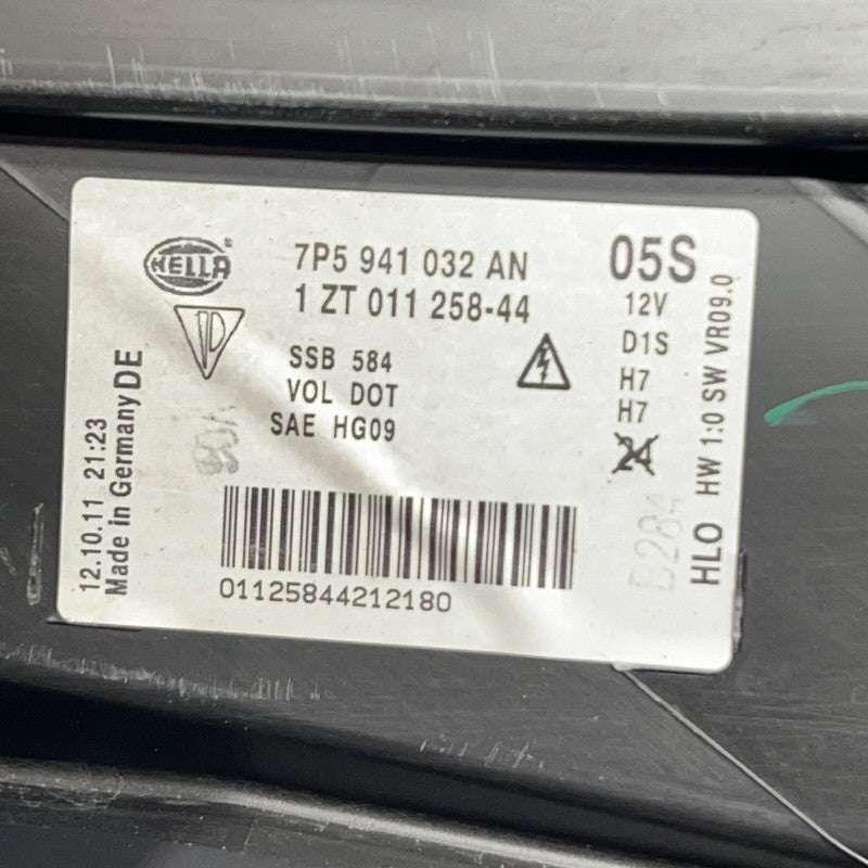 7P5941032AN PORSCHE CAYENNE HEADLIGHT RIGHT PASSENGER 2011 2012 2013 XENON OEM 7P5941032AN