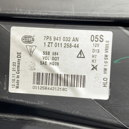 7P5941032AN PORSCHE CAYENNE HEADLIGHT RIGHT PASSENGER 2011 2012 2013 XENON OEM 7P5941032AN