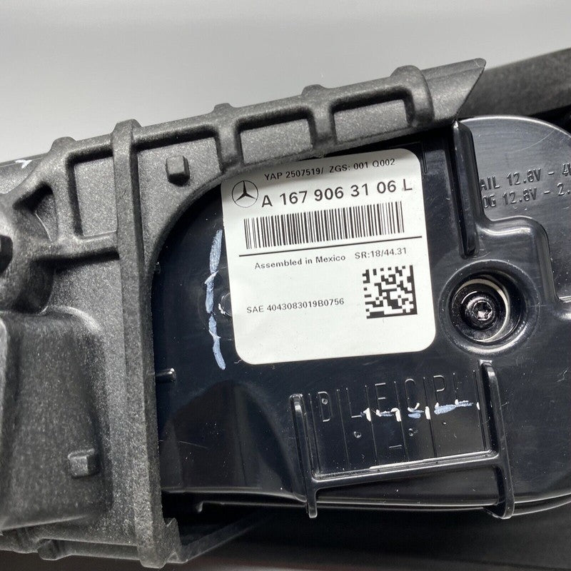 A1679063106 MERCEDES BENZ GLS450 TAIL LIGHT INNER LEFT DRIVER 2020 2021 OEM