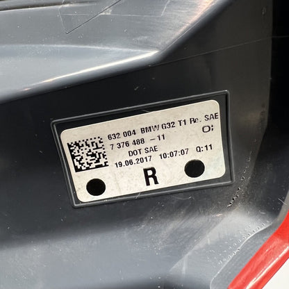 7376488 BMW 640 GT GRAN TURISMO TAIL LIGHT RIGHT PASSENGER 2018 2019 OEM 7376488