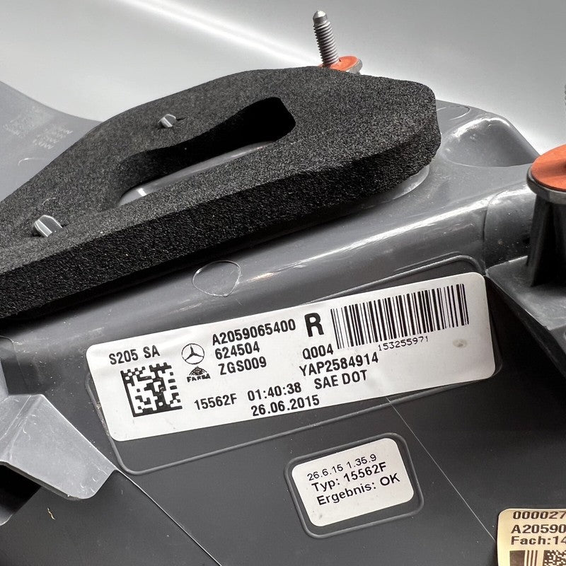 A2059065400 MERCEDES BENZ C300 WAGON TAIL LIGHT RIGHT PASSENGER C43 2015 2016 2017 W205 OEM