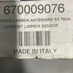 670009076 MASERATI GHIBLI QUATTROPORTE LAMBDA SENSOR LEFT FRONT 2014 2015 2016 2017 OEM