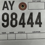 PORSCHE MACAN TRUNK BOOT LOCK SILL OEM 95B864483J