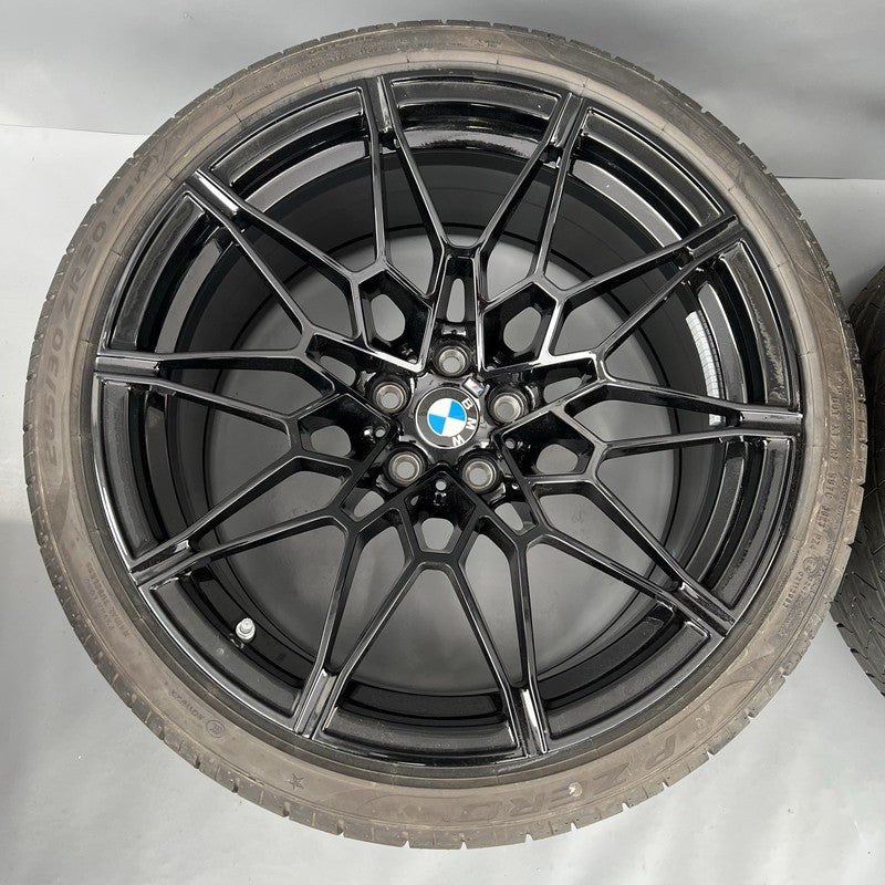 8093839 BMW M3 WHEEL RIM SET 19 & 20 INCH M4 G80 2021 2022 2023 2024 2025 OEM 8093839