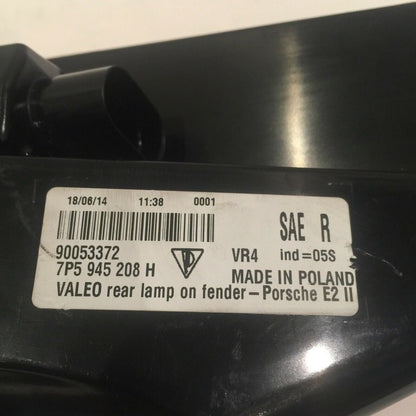 7P5945208H PORSCHE CAYENNE TAIL LIGHT RIGHT PASSENGER 2015 2016 2017 LED OEM 