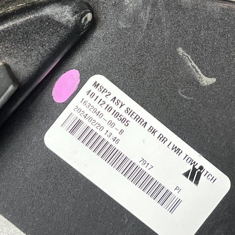 1632940-00-B TESLA MODEL S PLAID REAR BUMPER LOWER VALANCE 2021 2022 2023 2024 1632940-00-B