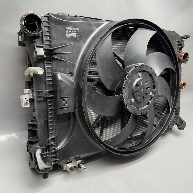 A2049066802 MERCEDES BENZ C250 COOLING RADIATOR FAN 2012 2013 2014 OEM A2049066802