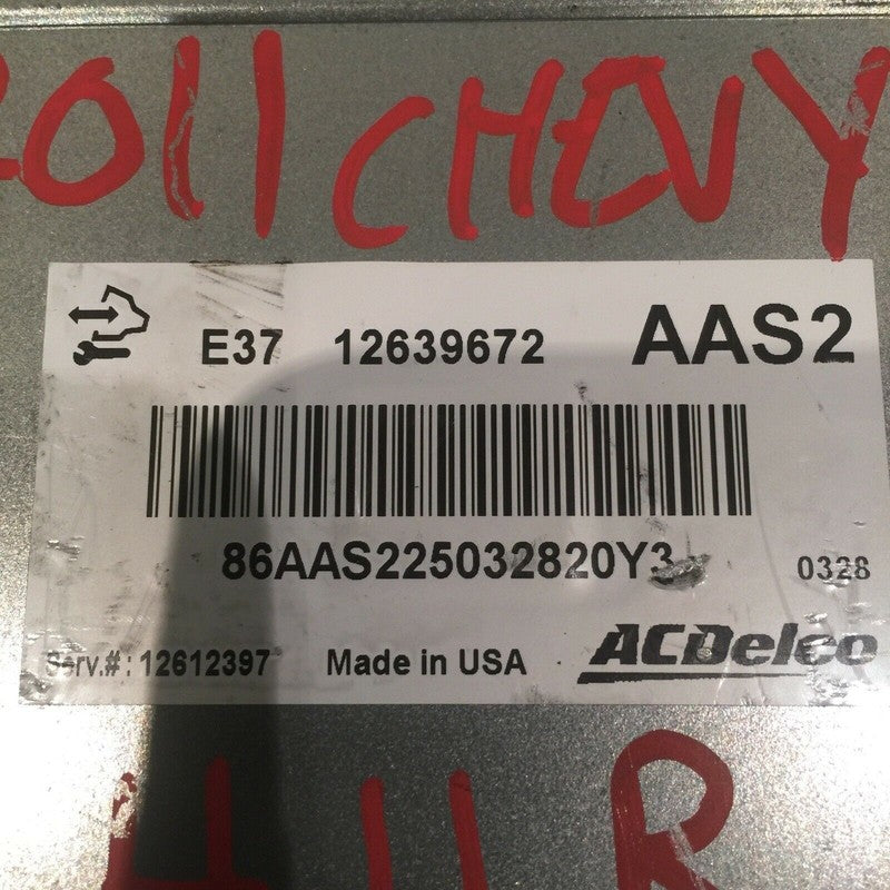 12639672 CHEVY H H R ENGINE CONTROL MODULE 2007 2008 2009 2010 2011 OEM
