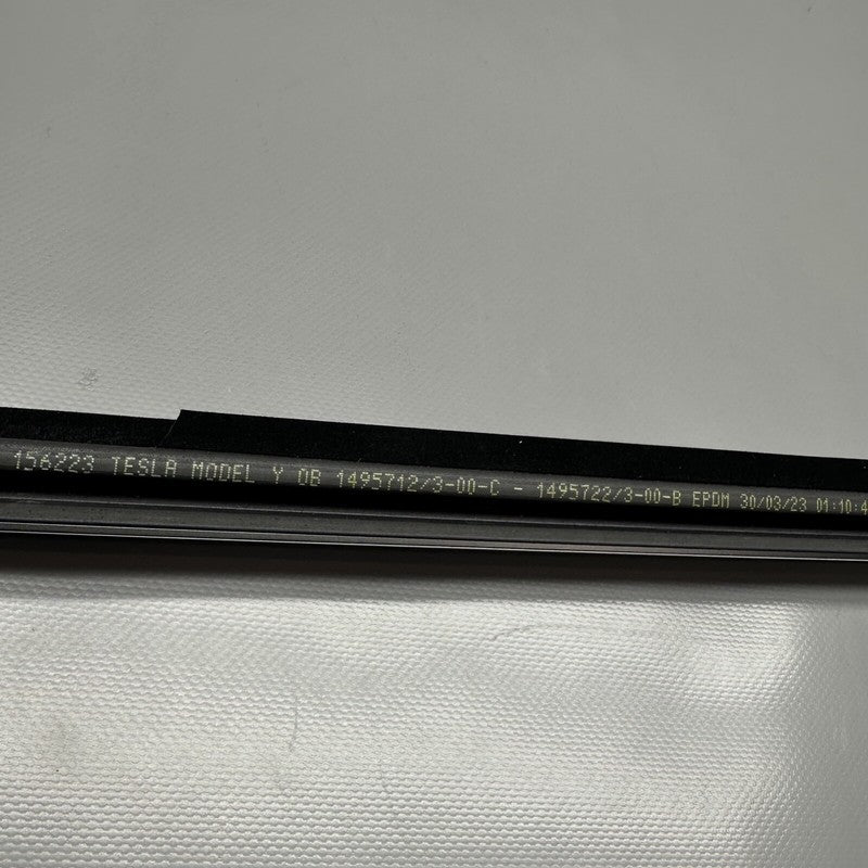 TESLA MODEL Y DOOR WINDOW MOLDING RIGHT REAR 2020 2021 2022 2023 OEM 