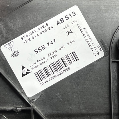 9Y0941032S PORSCHE CAYENNE HEADLIGHT RIGHT PASSENGER 2019 2020 2021 2022 LED OEM 9Y0941032S