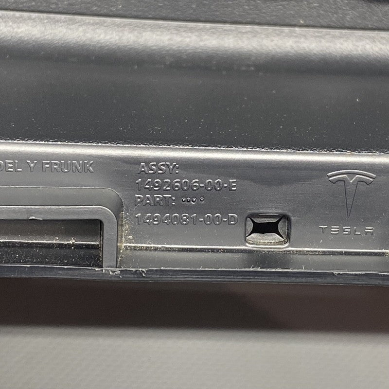 1492606-00-E TESLA MODEL Y FRONT FRUNK STORAGE BOX 2020 2021 2022 2023 OEM 1492606-00-E