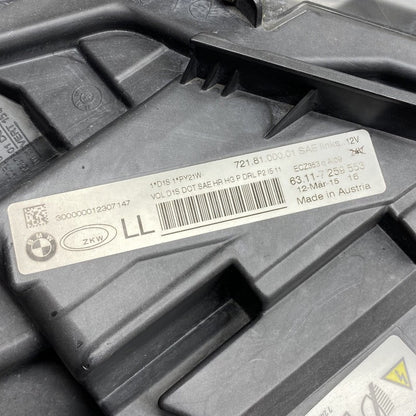 63117259553 BMW 328 HEADLIGHT LEFT DRIVER 63117259553 2012 2013 2014 2015 OEM 335 XENON