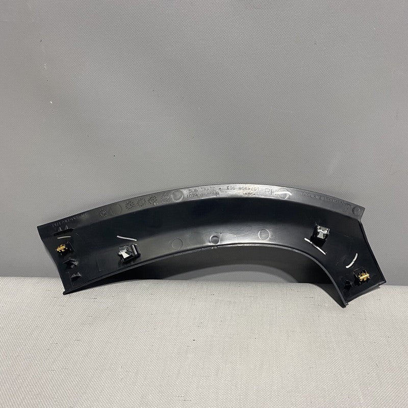 1074910-00-B TESLA MODEL X REAR TRUNK COVER TRIM RIGHT SIDE 2016 2017 2018 2019 2020
