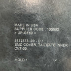 1812373-00-D TESLA CYBERTRUCK TAILGATE INNER TRIM 2024 2025 OEM 1812373-00-D
