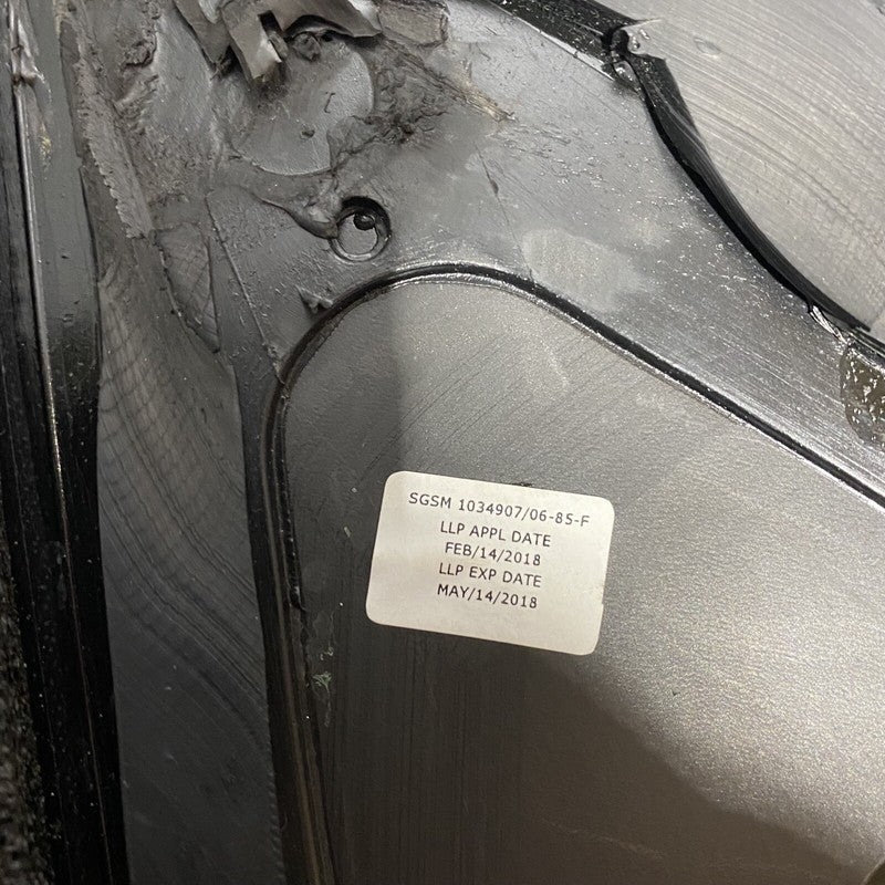 1034907-85-F TESLA MODEL X QUARTER GLASS RIGHT REAR 1034907-85-F 2016 2017 2018 2019 2020 OEM