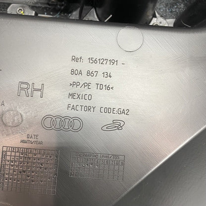 80A867134 AUDI Q5 DOOR PANEL RIGHT FRONT 2018 2019 2020 80A867134 OEM