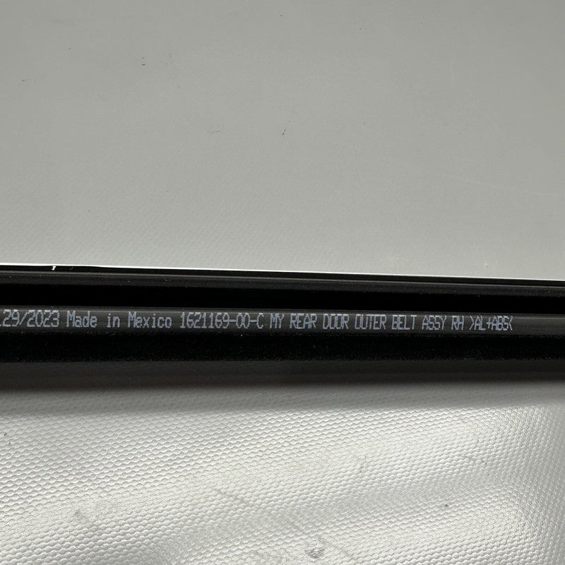 TESLA MODEL Y DOOR WINDOW MOLDING RIGHT REAR 2020 2021 2022 2023 OEM 