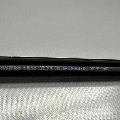 TESLA MODEL Y DOOR WINDOW MOLDING RIGHT REAR 2020 2021 2022 2023 OEM 