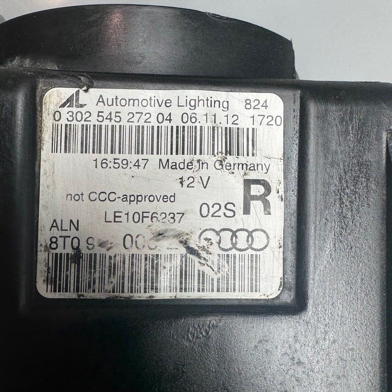 AUDI A5 S5 HEADLIGHT RIGHT PASSENGER 2013 2015 BI XENON OEM