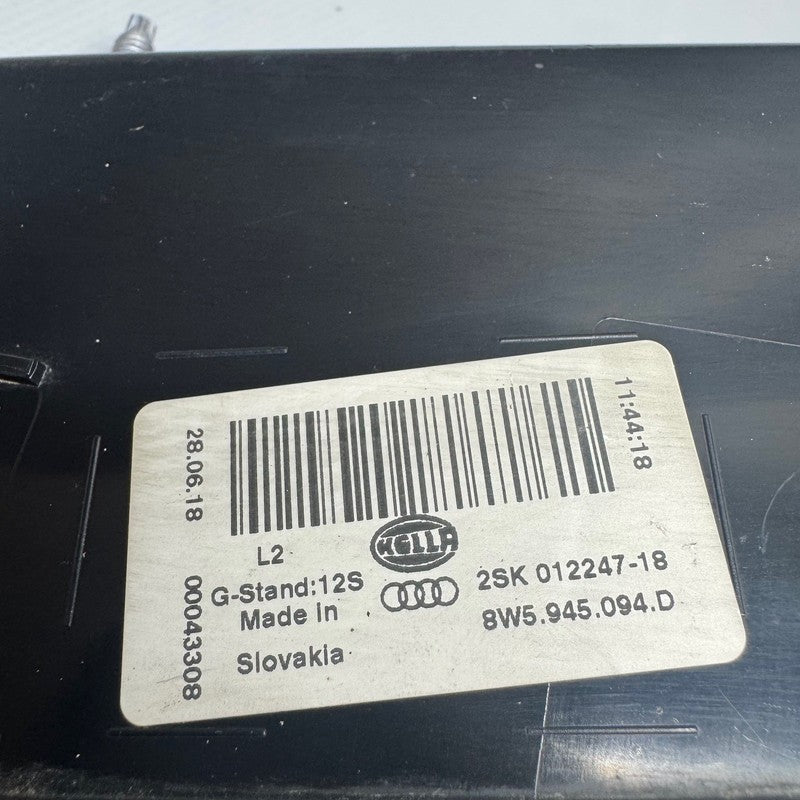 AUDI A4 S4 TAIL LIGHT INNER RIGHT PASSENGER 2017 2018 2019 LED OEM 8W5