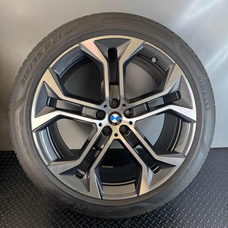 BMW X5 WHEEL RIM 21 INCH REAR 2020 2021 2022 2023 2024 2025 2026 OEM 6