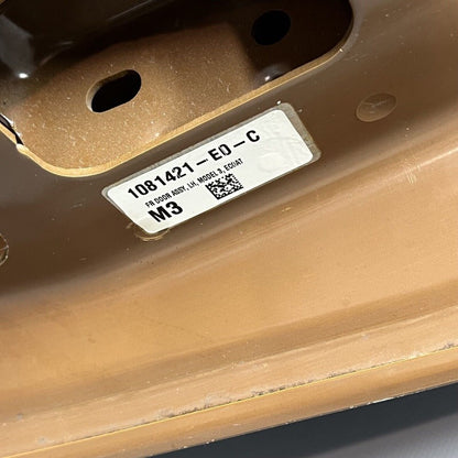 1081421-E0-C TESLA MODEL 3 DOOR LEFT FRONT 2017 18 19 20 21 22 2023 OEM 1081421-E0-C