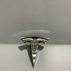 1047884-00-D TESLA MODEL X FRONT T EMBLEM LOGO 1047884-00-D 2017 2018 2019 2020 OEM