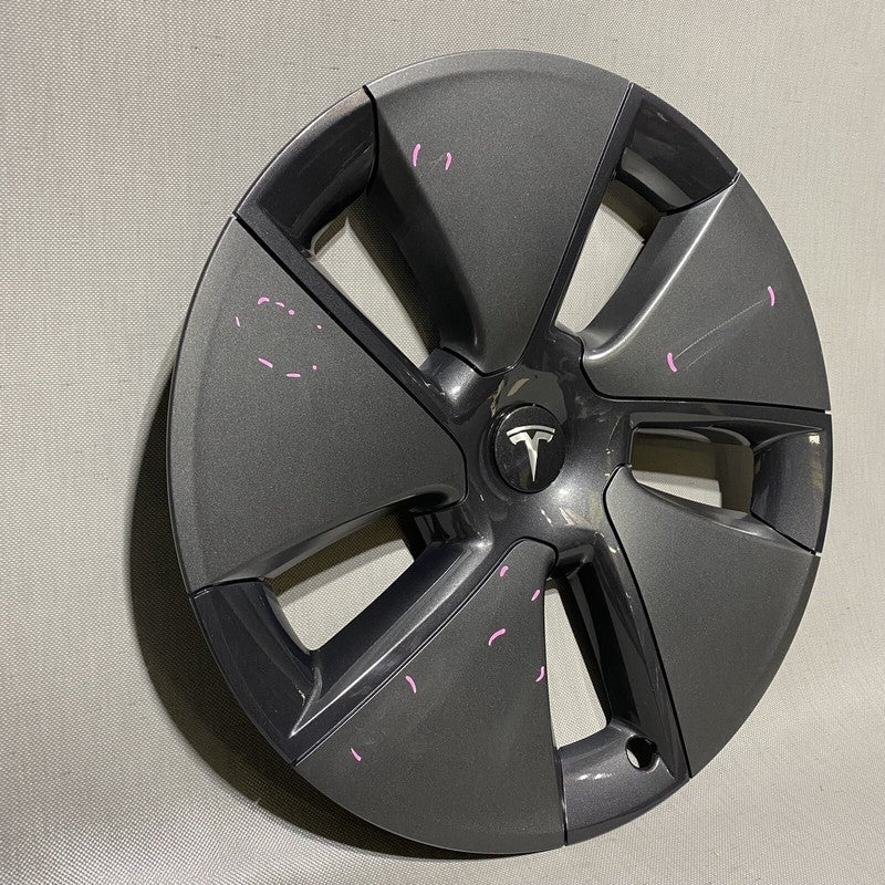 1044271-00-A TESLA MODEL 3 AERO WHEEL HUB CAP 18” 1044271-00-A 2017 2018 2019 2020 OEM