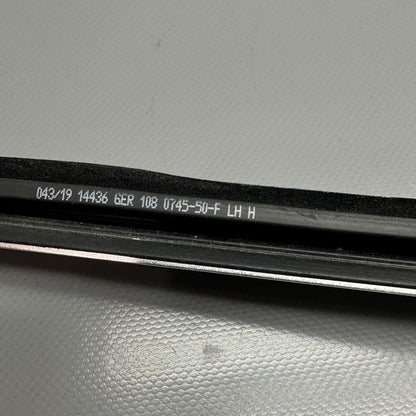 1080745-01-i TESLA MODEL 3 DOOR WINDOW MOLDING LEFT REAR 2017 2018 2019 2020 OEM 1080745-01-i