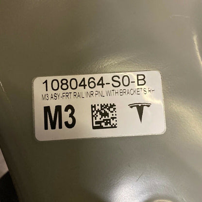 1080464-S0-B TESLA MODEL 3 RIGHT FRONT RAIL INNER PANEL BRACKET 2017 2018 2019 2020 OEM