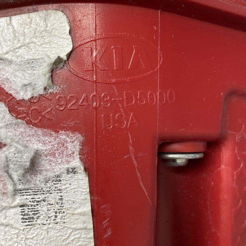 92403-D5000 KIA OPTIMA TAIL LIGHT LEFT DRIVER INNER 92403-D5000 2016 2017 2018 2019 2020  
