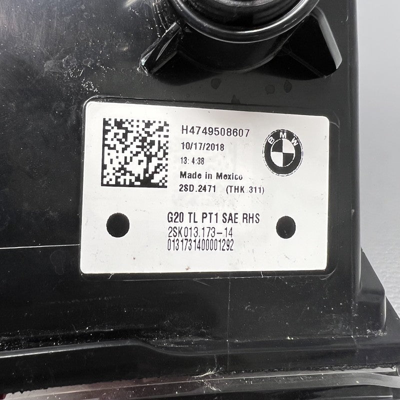 H4749508607 BMW 330 TAIL LIGHT RIGHT PASSENGER M340 LED 2019 2020 2021 OEM H4749508607