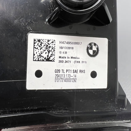 H4749508607 BMW 330 TAIL LIGHT RIGHT PASSENGER M340 LED 2019 2020 2021 OEM H4749508607