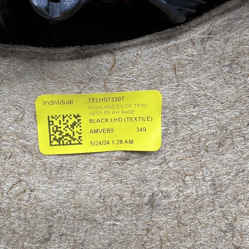 1983176-20-D TESLA MODEL 3 HIGHLAND DOOR PANEL RIGHT FRONT 2024 2025 OEM 1983176-20-D