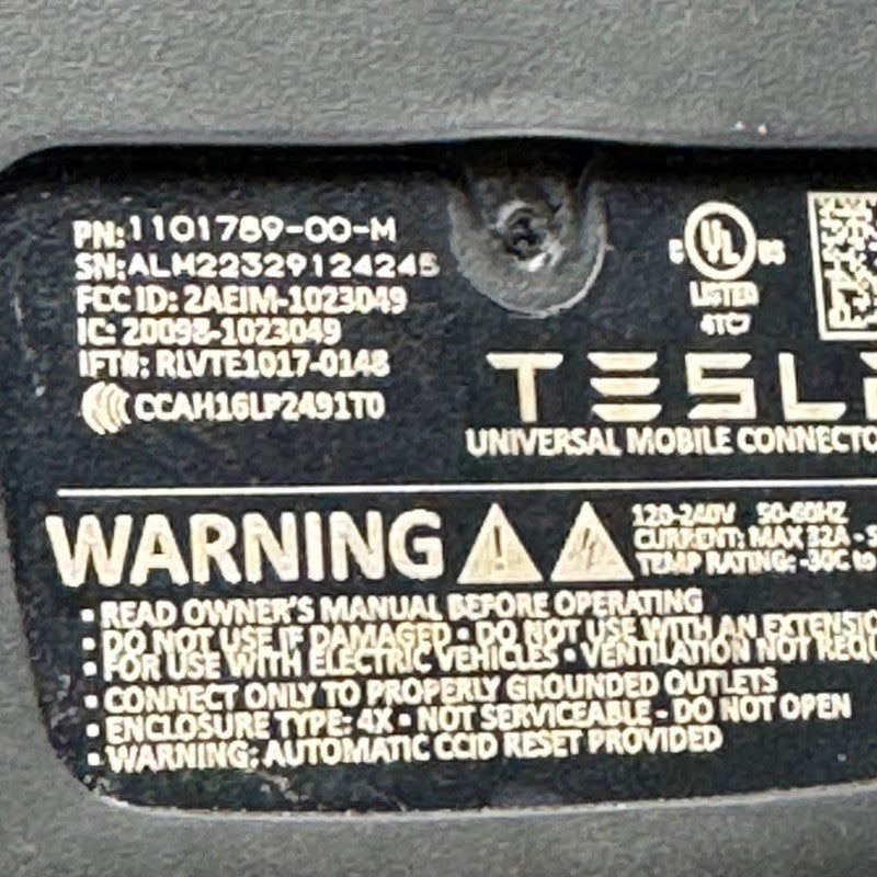 TESLA MODEL 3 S X CHARGING UNIVERSAL MOBILE CONNECTOR GEN 2 OEM 110178
