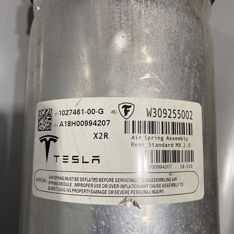 1027461-00-G TESLA MODEL X AIR SPRING LEFT REAR 1027461-00-G OEM 2015 2016 2017 2018 