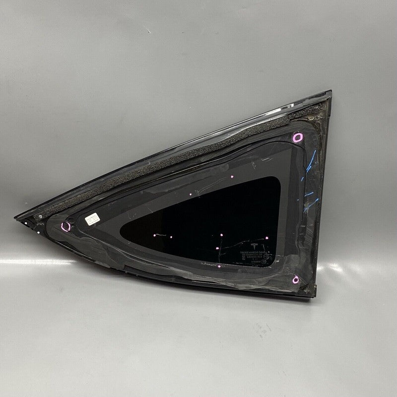1034906-01-i TESLA MODEL X QUARTER GLASS LEFT REAR 2016 2017 2018 2019 2020 OEM 1034906-01-i