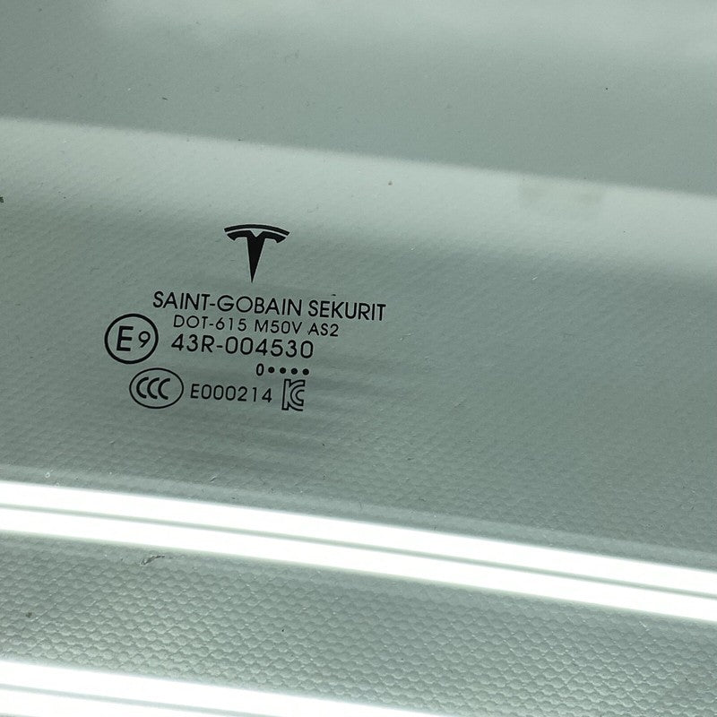43R-004530 TESLA MODEL 3 DOOR GLASS RIGHT FRONT 2017 2018 2019 2020 43R-004530 OEM
