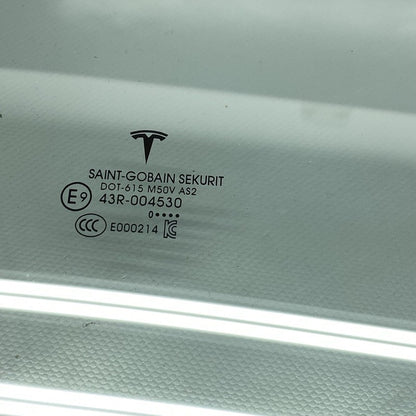 43R-004530 TESLA MODEL 3 DOOR GLASS RIGHT FRONT 2017 2018 2019 2020 43R-004530 OEM