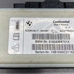 BMW X3 SAFETY CONTROL MODULE 6577-9343687-01 2012 2013 2014 2015 OEM