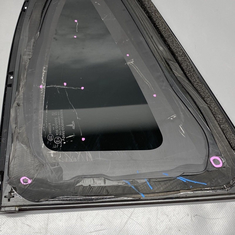 1034906-01-i TESLA MODEL X QUARTER GLASS LEFT REAR 2016 2017 2018 2019 2020 OEM 1034906-01-i