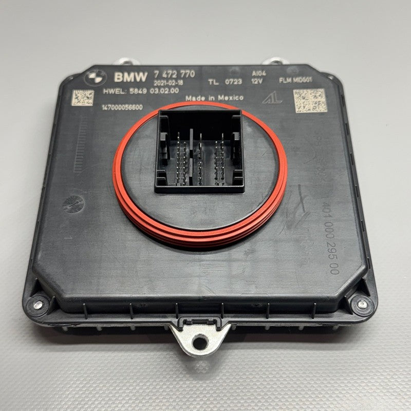 BMW X3 X4 HEADLIGHT MODULE 2019 2020 2021 OEM 7472770