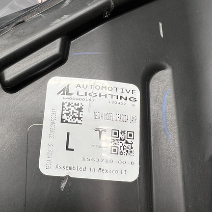 1563710-00-B TESLA MODEL S PLAID FOG LIGHT LEFT DRIVER 2021 2022 2023 OEM 1563710-00-B