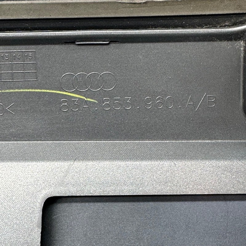 AUDI Q3 DOOR TRIM MOLDING RIGHT FRONT 2019 2020 2021 2022 OEM 83A85396